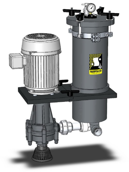 Admiral EHJ Filtration Systems, Electroplating, CPVC Pump, Filter Chamber